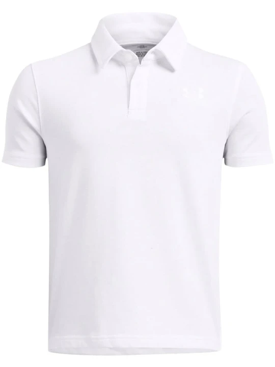 Zdjęcie produktu Under Armour Koszulka polo w kolorze białym rozmiar: 146-158