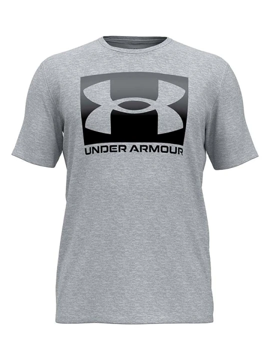 Zdjęcie produktu Under Armour Koszulka sportowa "Boxed" w kolorze szarym rozmiar: XL