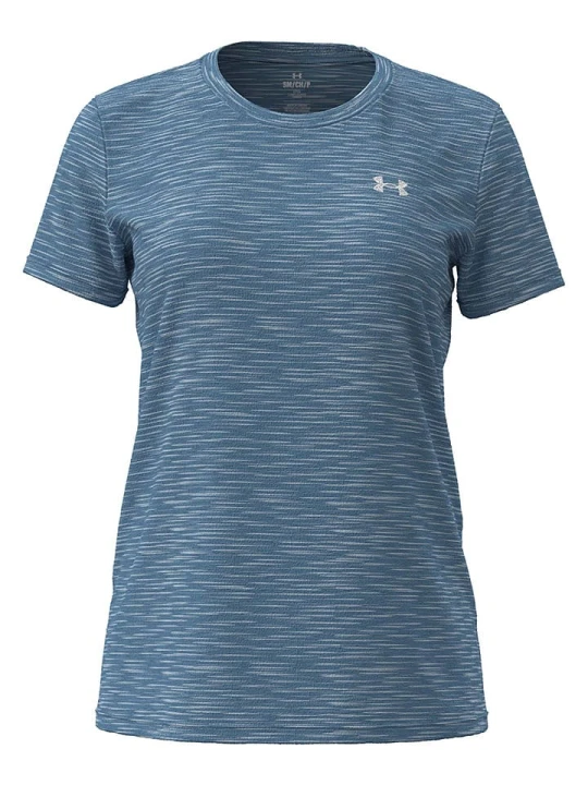 Zdjęcie produktu Under Armour Koszulka sportowa "Tech" w kolorze niebieskoszarym rozmiar: XS