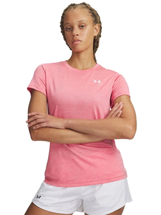 Zdjęcie produktu Under Armour Koszulka sportowa "Twist" w kolorze jasnoróżowym rozmiar: XS