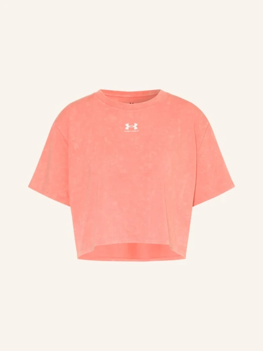 Zdjęcie produktu Under Armour Koszulka Ua Rival Boxy Wash pink JASNOCZERWONY