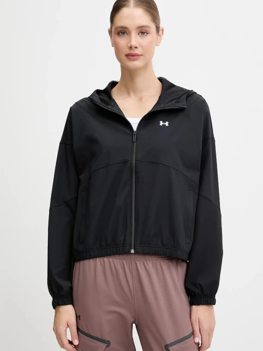 Zdjęcie produktu Under Armour kurtka przejściowa damska Rival Woven czarny
