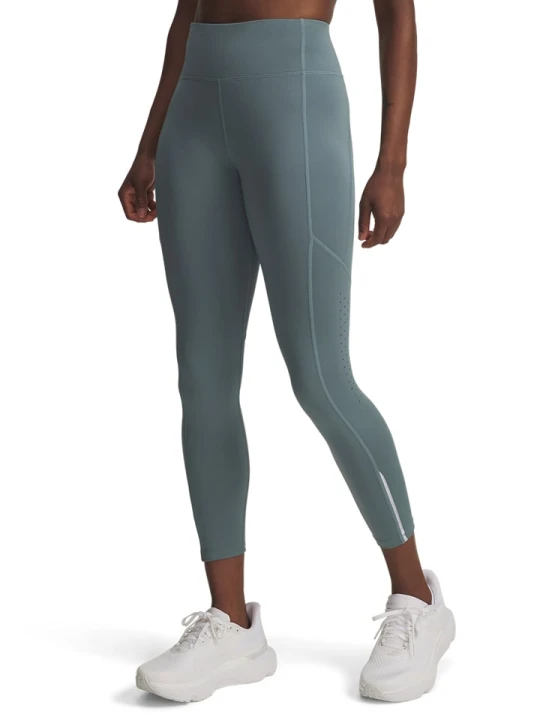 Zdjęcie produktu Under Armour Legginsy funkcyjne "Launch" w kolorze szaroniebieskim rozmiar: L