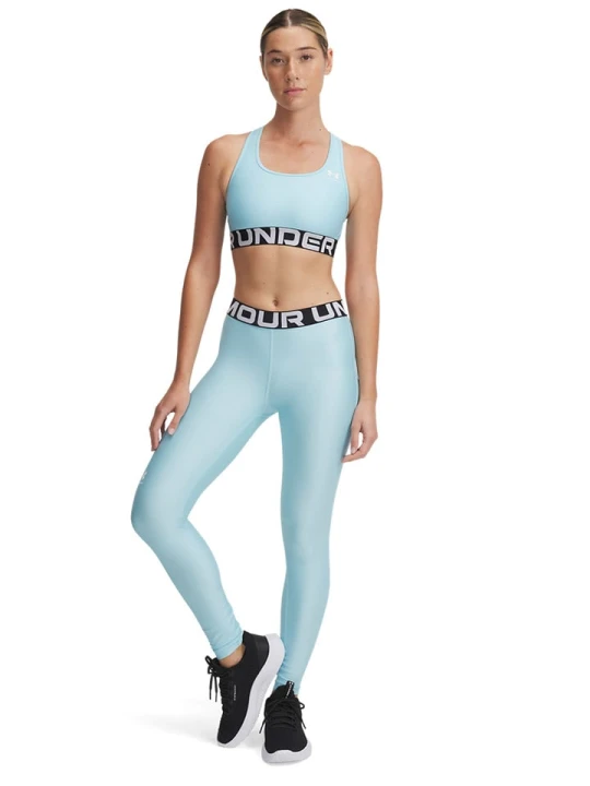 Zdjęcie produktu Under Armour Legginsy sportowe w kolorze błękitnym rozmiar: M