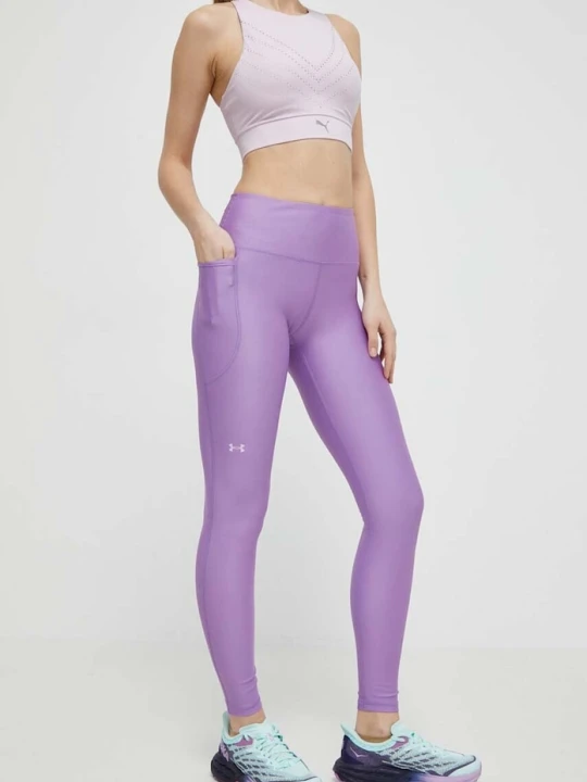 Zdjęcie produktu Under Armour legginsy treningowe HG Armour HiRise fioletowy