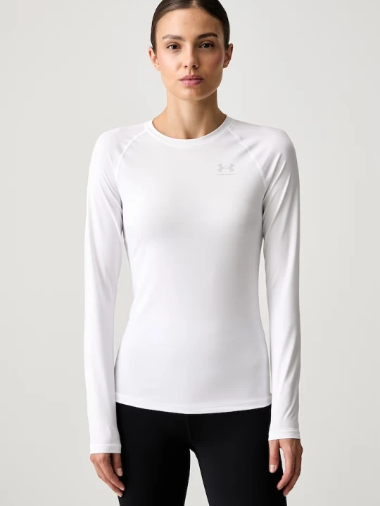 Zdjęcie produktu Under Armour longsleeve treningowy damski HG Authentics Comp biały