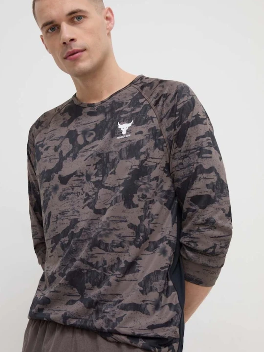 Zdjęcie produktu Under Armour longsleeve treningowy Project Rock szary