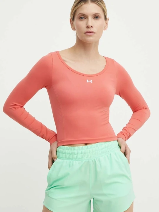 Zdjęcie produktu Under Armour longsleeve treningowy Train Seamless pomarańczowy