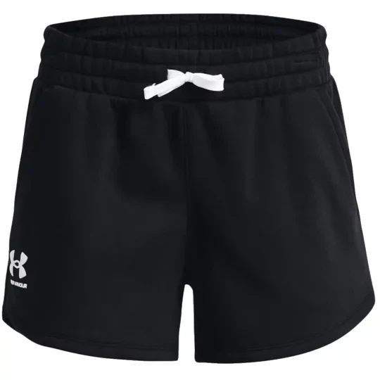 Zdjęcie produktu Under Armour Rival Fleece Short 1369858-001, Damskie, Czarne, spodenki, bawełna, rozmiar: XS