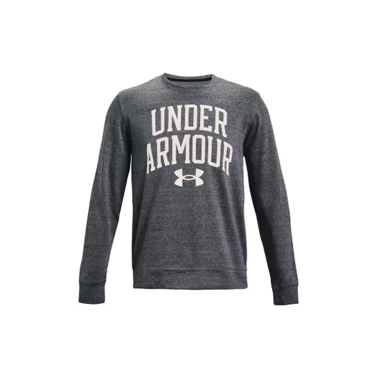 Zdjęcie produktu Under Armour Rival Terry Crew 1361561-012, Męskie, Szare, bluzy, bawełna, rozmiar: M