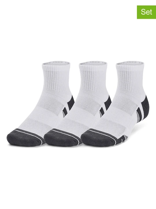 Zdjęcie produktu Under Armour Skarpety (3 pary) "Performance" w kolorze czarno-białym rozmiar: M