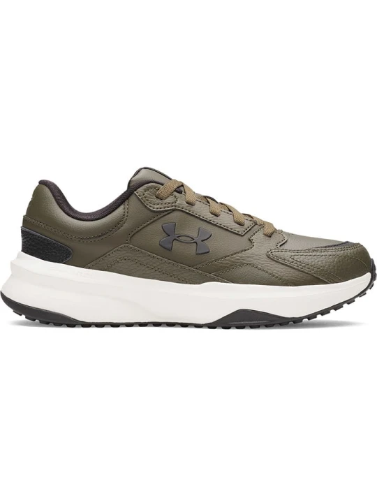 Zdjęcie produktu Under Armour Skórzane buty sportowe w kolorze khaki rozmiar: 43