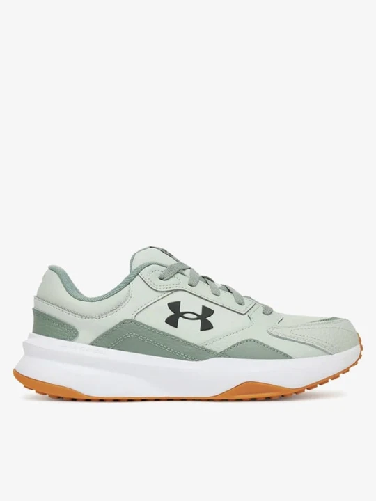 Zdjęcie produktu Under Armour Skórzane buty sportowe w kolorze zielonym rozmiar: 41