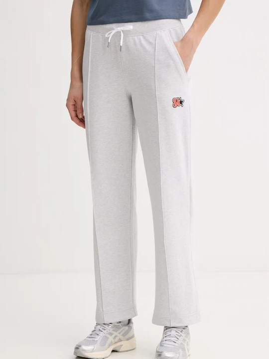 Zdjęcie produktu Under Armour spodnie dresowe damskie bawełniane z elastanem Terry szary