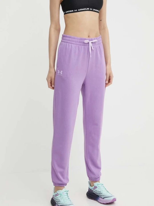 Zdjęcie produktu Under Armour spodnie treningowe Rival fioletowy