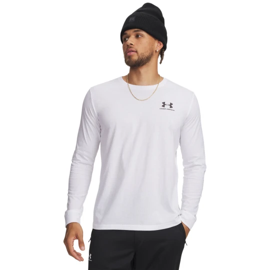Zdjęcie produktu Under Armour SPORTSTYLE LEFT CHEST LS Longsleeve męski Biały