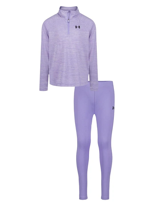 Zdjęcie produktu Under Armour Strój sportowy w kolorze lawendowym rozmiar: 98-104