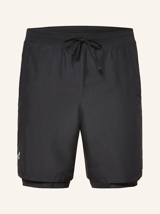 Zdjęcie produktu Under Armour Szorty Do Biegania 2 W 1 Launch schwarz CZARNY