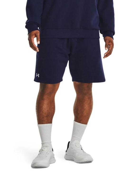 Zdjęcie produktu Under Armour Szorty dresowe "Rival" w kolorze granatowym rozmiar: L