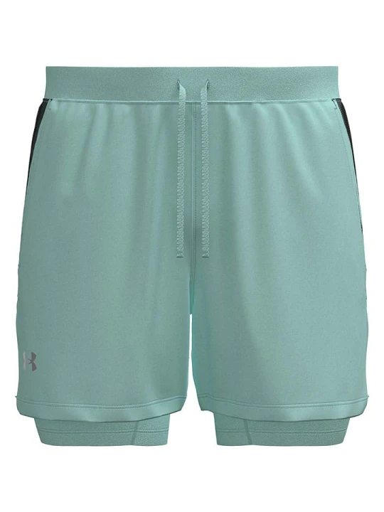 Zdjęcie produktu Under Armour Szorty funkcyjne 2w1 w kolorze miętowym rozmiar: L