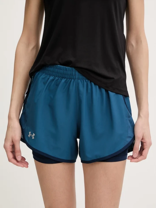 Zdjęcie produktu Under Armour szorty sportowe damskie Fly By granatowy