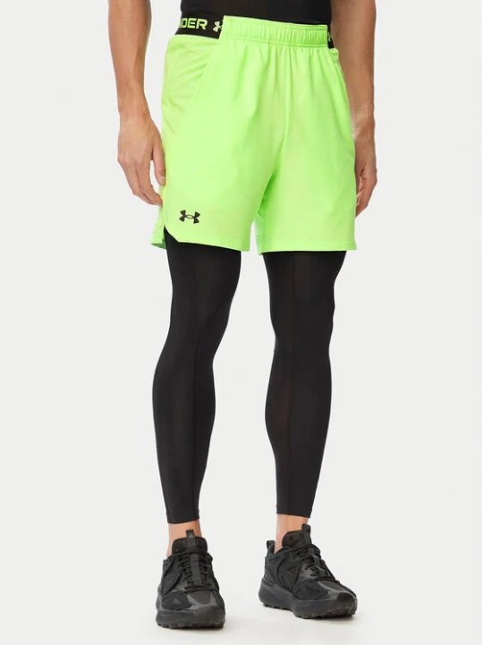 Zdjęcie produktu Under Armour Szorty sportowe Vanish Woven 6in 1373718 Zielony jasny Regular Fit