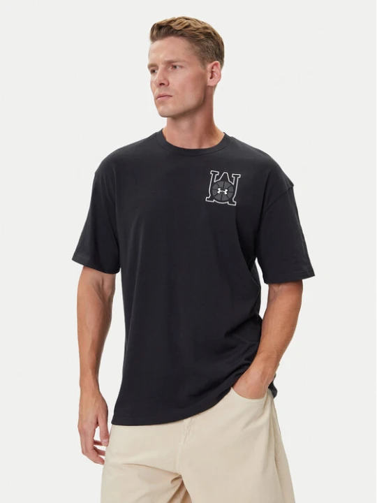 Zdjęcie produktu Under Armour T-Shirt Hoops Courtside 6003686 Czarny Oversize