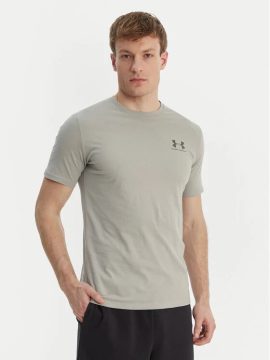 Zdjęcie produktu Under Armour T-Shirt Left Chest Logo SS 1326799 Szary Loose Fit