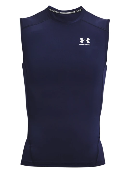 Zdjęcie produktu Under Armour Top sportowy "Armour Comp" w kolorze granatowym rozmiar: L
