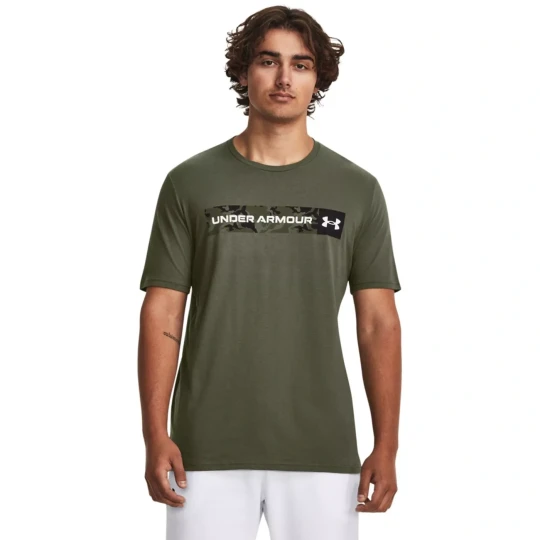 Zdjęcie produktu Under Armour UA CAMO CHEST STRIPE SS Koszulka męska Zielony