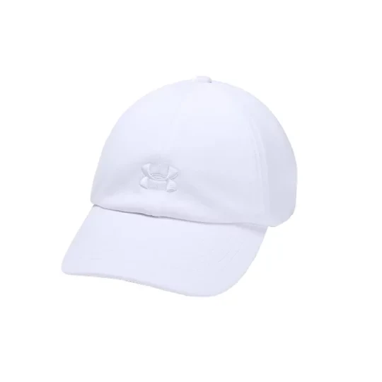 Zdjęcie produktu Under Armour W Play Up Cap 1351267-100, Damskie, Białe, czapki z daszkiem, poliester, rozmiar: One size