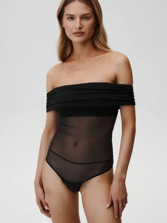 Zdjęcie produktu Undress Code bluzka Libra Bodysuit Thong czarny