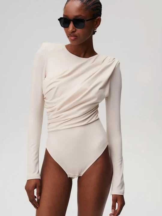 Zdjęcie produktu Undress Code body damskie z lyocellu American Beauty Bodysuit Classic beżowy