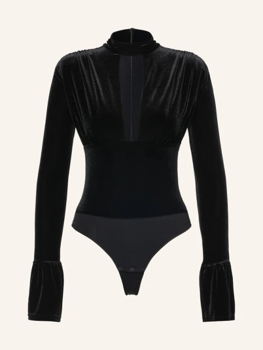 Zdjęcie produktu Undress Code Body Ze Stringami Noir Whisper Z Wycięciem schwarz CZARNY