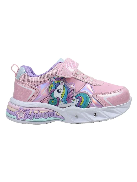 Zdjęcie produktu Unicorn Sneakersy w kolorze jasnoróżowo-białym rozmiar: 25