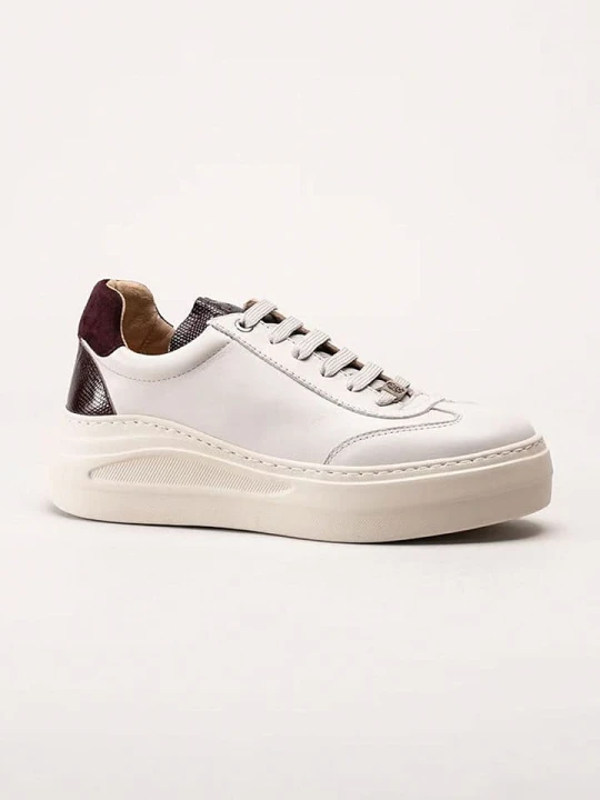 Zdjęcie produktu Unisa Skórzane sneakersy "Fara" w kolorze białym rozmiar: 40