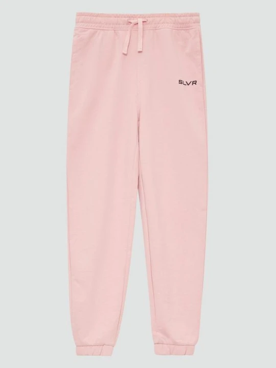 Zdjęcie produktu Unisex spodnie dresowe do biegania z nadrukiem s.Oliver różowy