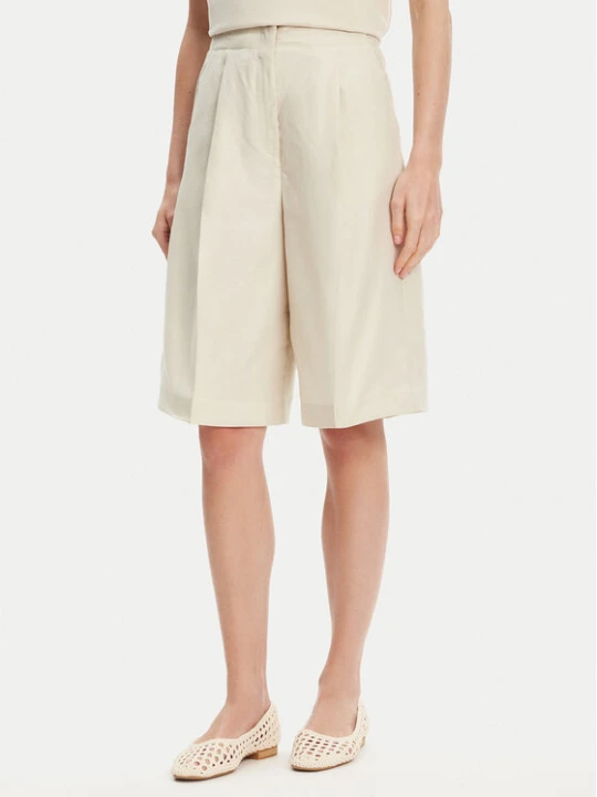 Zdjęcie produktu United Colors Of Benetton Bermudy 45BVD9026 Beżowy Relaxed Fit