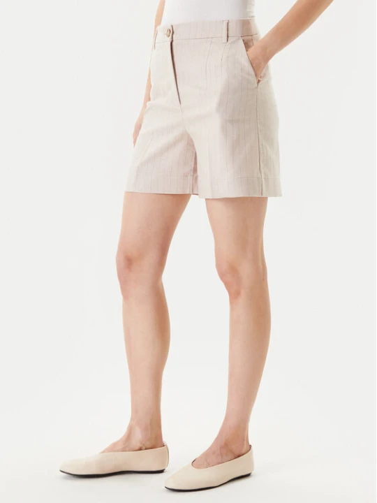 Zdjęcie produktu United Colors Of Benetton Bermudy 49KBD901X Kremowy Relaxed Fit