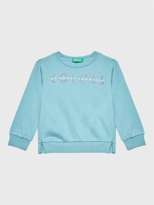 Zdjęcie produktu United Colors Of Benetton Bluza 35TMG105T Niebieski Regular Fit