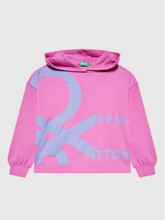 Zdjęcie produktu United Colors Of Benetton Bluza 3J68C200U Różowy Boxy Fit