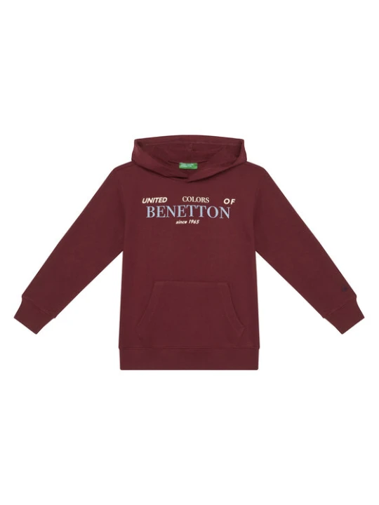 Zdjęcie produktu United Colors Of Benetton Bluza 3J68C204V Bordowy Regular Fit