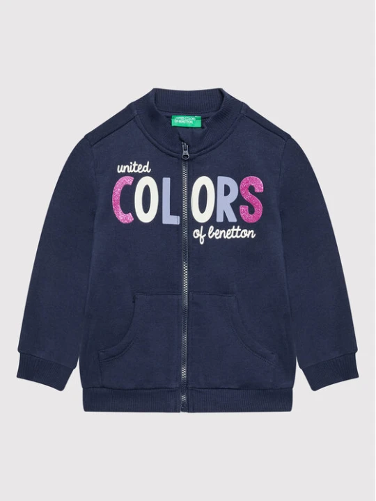 Zdjęcie produktu United Colors Of Benetton Bluza 3J70G500V Granatowy Regular Fit
