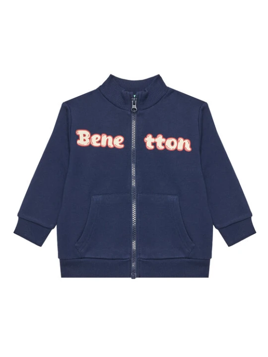 Zdjęcie produktu United Colors Of Benetton Bluza 3J70G503M Granatowy Regular Fit