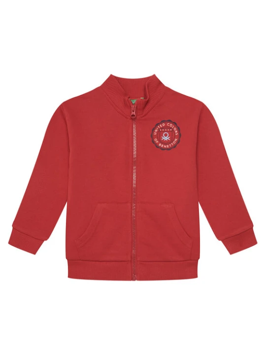 Zdjęcie produktu United Colors Of Benetton Bluza 3J70G503X Czerwony Regular Fit