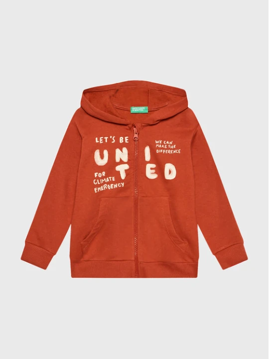 Zdjęcie produktu United Colors Of Benetton Bluza 3JLXG501E Czerwony Regular Fit