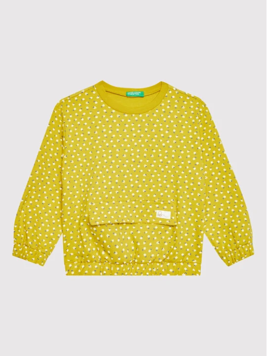 Zdjęcie produktu United Colors Of Benetton Bluza 3KFUG104Z Zielony Regular Fit