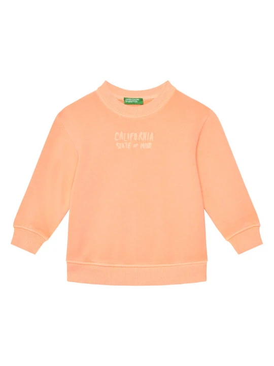 Zdjęcie produktu United Colors Of Benetton Bluza 3WITG10J4 Pomarańczowy Relaxed Fit