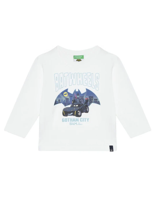 Zdjęcie produktu United Colors Of Benetton Bluzka 35RYG10KE Biały Regular Fit