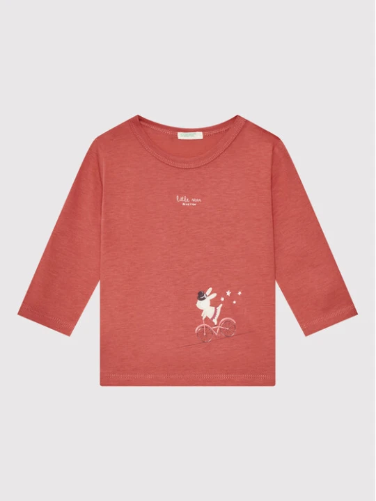 Zdjęcie produktu United Colors Of Benetton Bluzka 3ATNA1018 Różowy Regular Fit